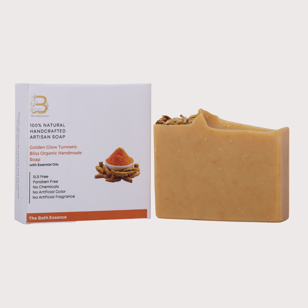 Golden Glow Turmeric Bliss Organic Handmade Soap