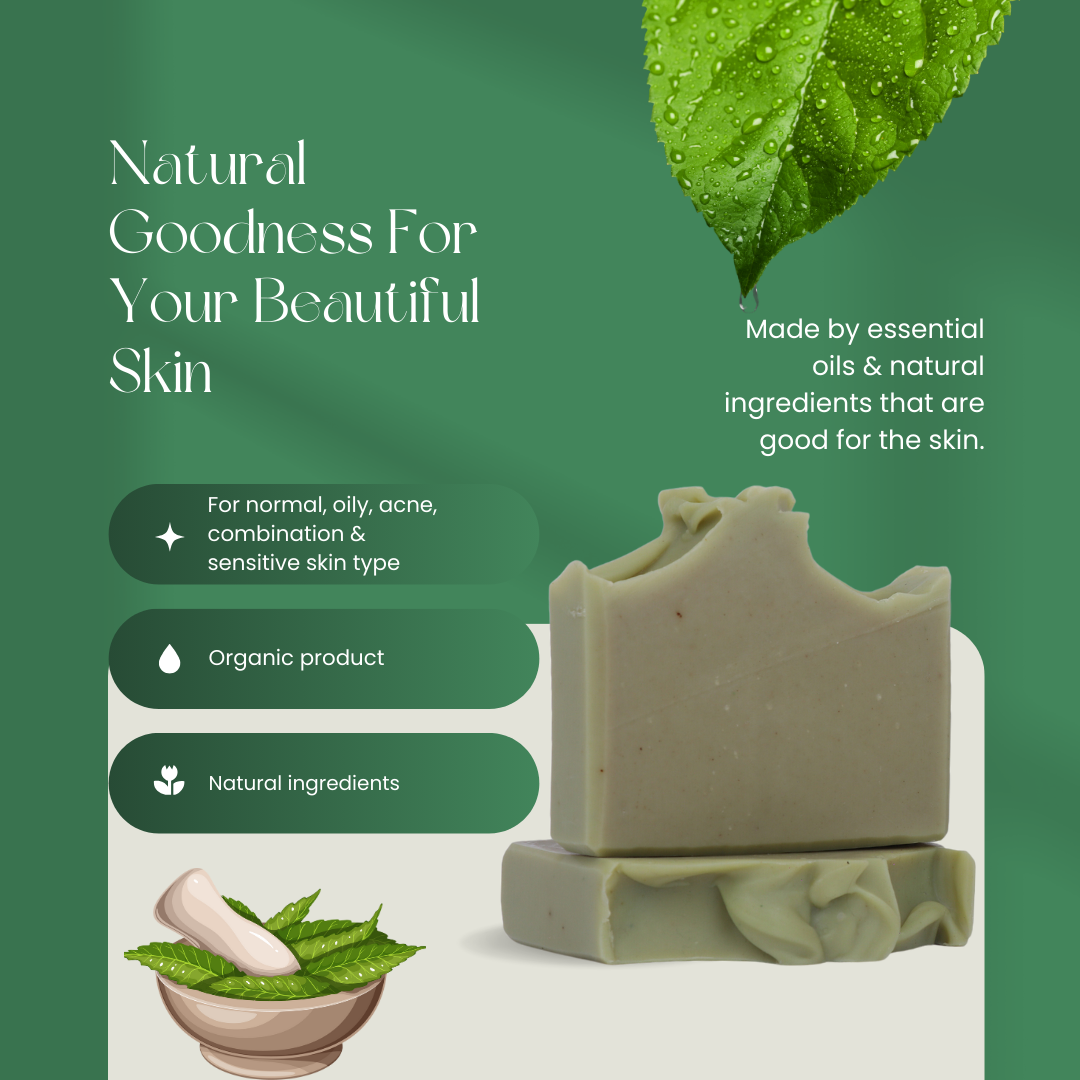 Natural Acne Neem Soap - The Bath Essence