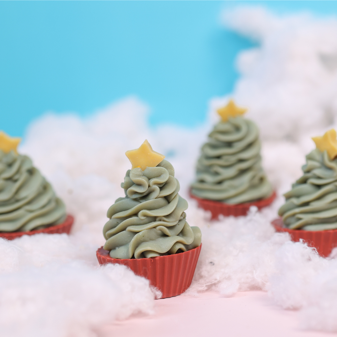 Christmas Tree Cupcake Dessert Soap The Bath Essence