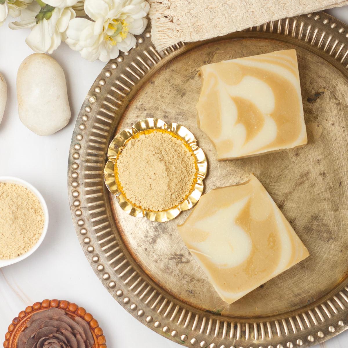 Multani Mitti skin brightening handmade soap | Creative Two | The Bath Essence